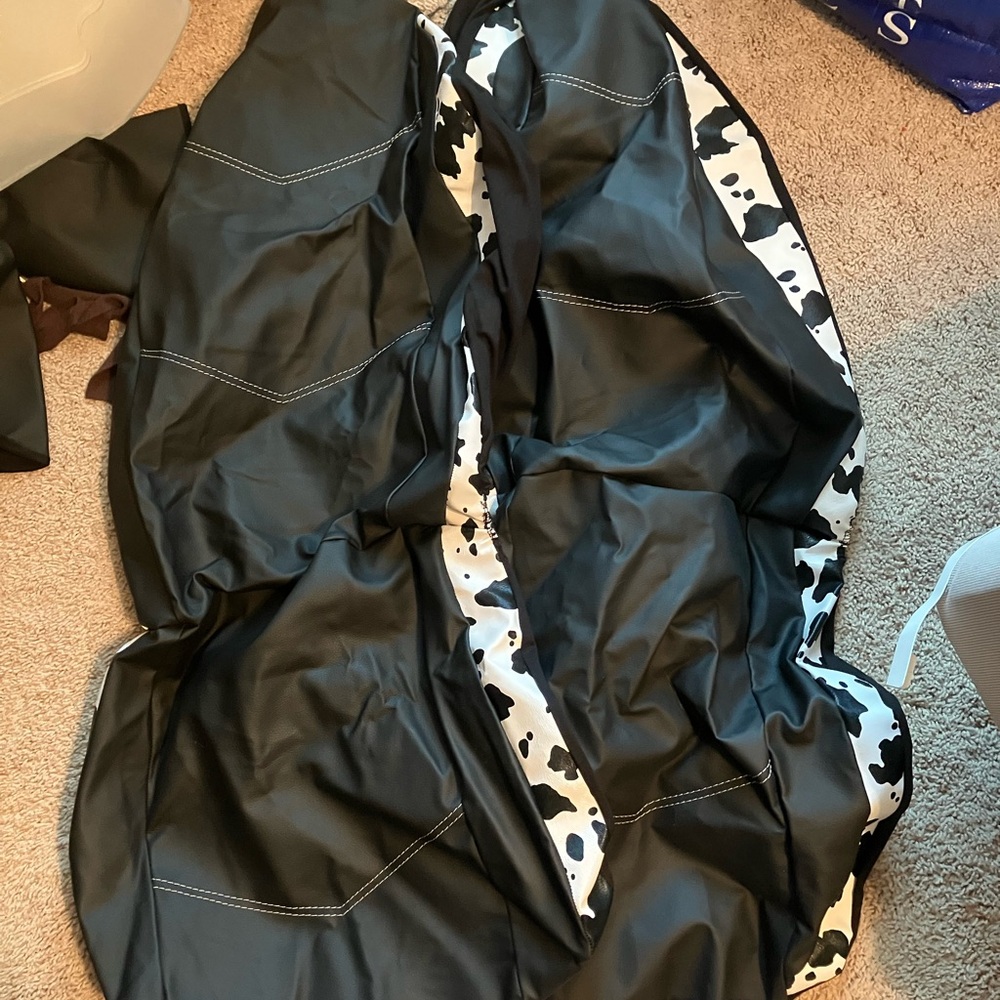Cow Print Black and White car seat covers